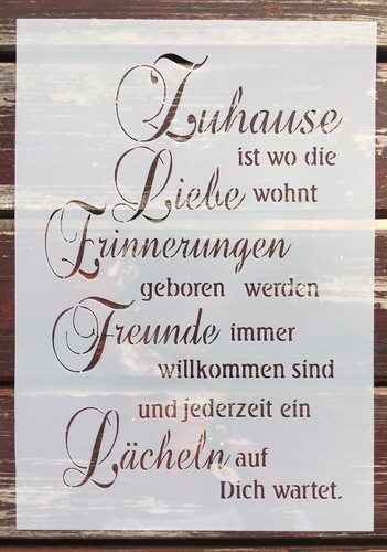 Shabby chic schablone - chic, zuhause
