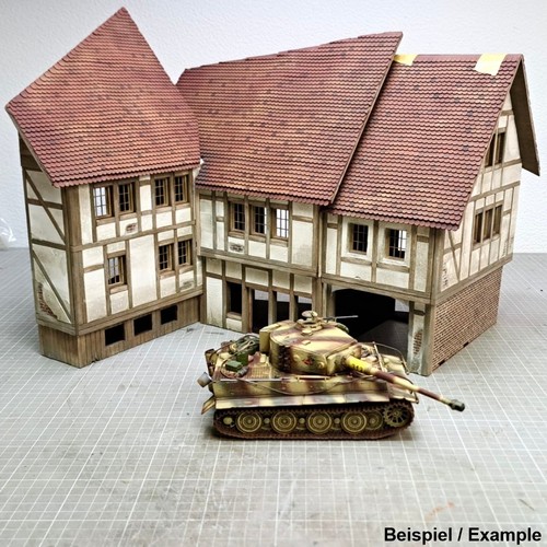 Bauernhaus ww2 laser - ww2, 1:35