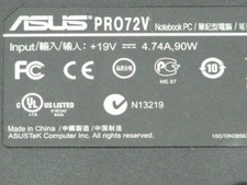 Gehäuse unten Asus PRO72V