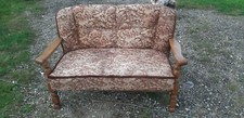 60er 70er Jahre Eiche Sofa