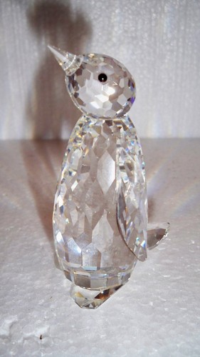 Swarovski glasfigur pinguin - swarovski,