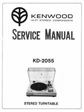 Service Manual-Anleitung für Kenwood KD-2055 