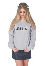 Adult ish sweater top - adult-ish,