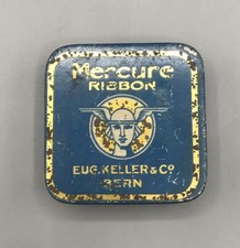 Antike Farbbanddose Mercury