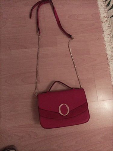 Handtasche rot x16cm von - handtasche,