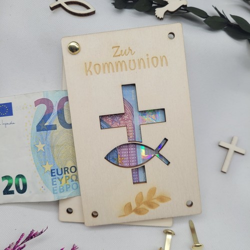 Kommunion geschenkkarte aus - ,