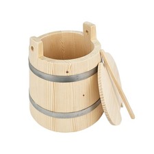 Bottich aus Holz kegelförmig