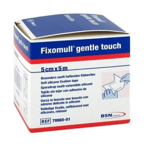 Fixomull gentle touch 5x500cm - gentle,