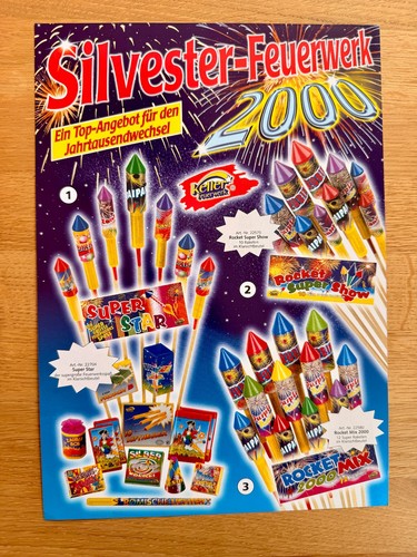 Alter keller feuerwerk flyer - keller,