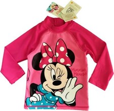 Minnie Mouse UV 60 Badeshirt Schwimmshirt Mädchen Gr. 80-98 Sonnenschutzkleidung