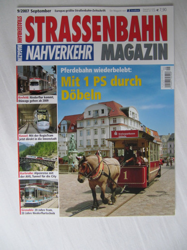 Strassenbahn magazin 2007 - magazin, 9/2007
