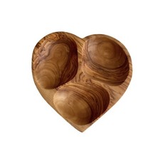 Schale Herz aus Olivenholz