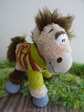 🐝  Diddl Depesche Pferd Galupy mit Pulli Stofftier Plüschtier 20 cm VINTAGE  🐝