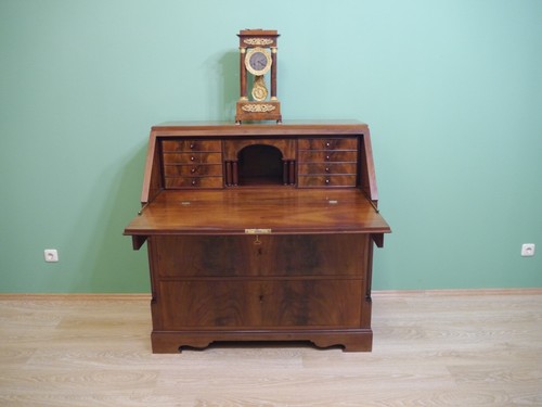 Biedermeier sekretär - biedermeier,