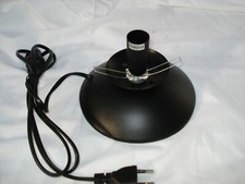 Straussenei Lampenständer Strausseneilampe flach schwarz Nr 1