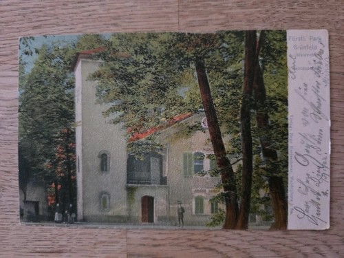 Waldenburg fürstl park - ak,