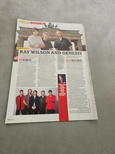 TPEEP240 MAGAZINARTIKEL & BILD 11X8" RAY WILSON & GENESIS 