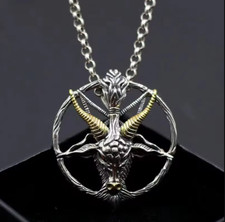 Halskette Baphomet Ziege