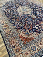 ✔ Mashad | 398 x 294 | Handgeknüpft | Orientteppich | Carpet | Rug ‼️