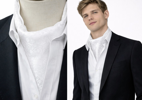 Herren cravat ascot - herren, krawatte
