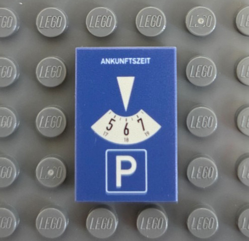 Lego parkscheibe print - lego,