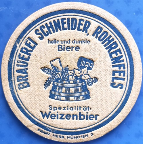 Alter bierdeckel brauerei - alter,
