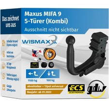 ANHÄNGERKUPPLUNG für Maxus