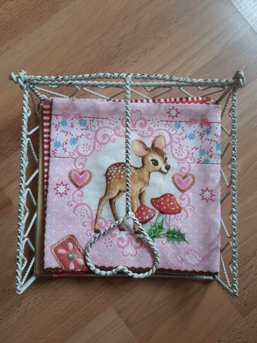 Serviettenhalter weiß retro - serviettenhalter,