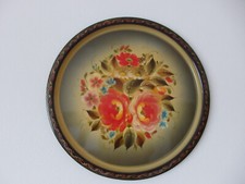 Tablett Art Zhostovo Handbemalt