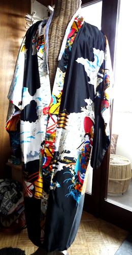 Exkl morgenmantel kimono - da-morgenmantel,