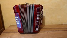 Akkordeon Harmonika Knopfakkordeon Hohner Club III M inklusive Koffer und Noten