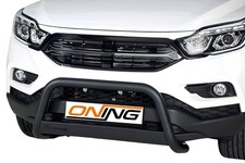 Frontbügel Edelstahl SCHWARZ