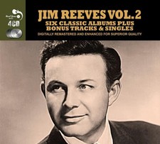 Reeves, Jim - 6 Classic Albums Vol. 2 + BONUSTRA. BLUE BOYS 4CD NEU OVP