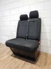 Sitzbank VW T6 Transporter Bus Caravelle vorne rechts Stoff Schwarz grau
