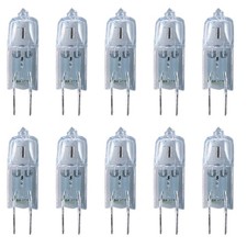 10x Radium Halogen Stiftsockellampe 20W G4 12V klar 300lm warmweiß 2800K dimmbar