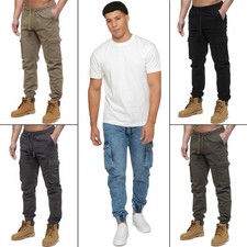 Enzo Herren Jeans Cargo