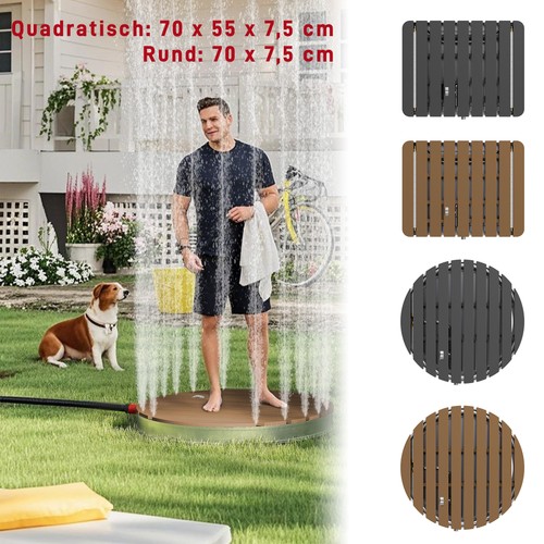 Wpc gartendusche aussendusche - wpc,