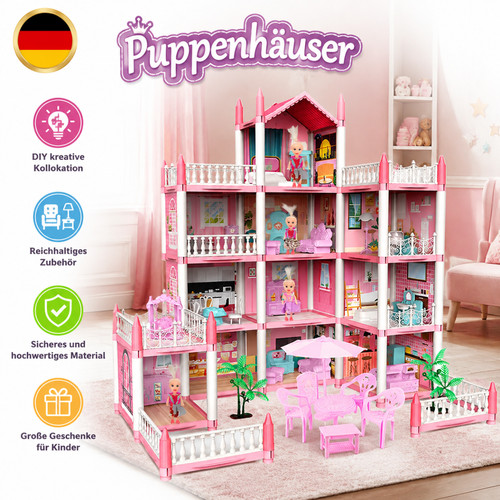 Puppenstube etagen led licht - puppenstube,