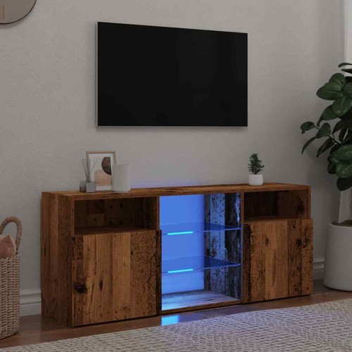 Schrank mit led leuchten - tv,