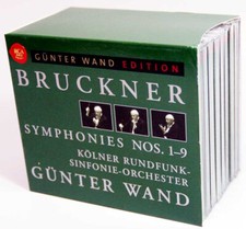 Bruckner  Günter Wand Edition Sinfonie-Orchester Köln Symphonies nos. 1-9/8 CD´s