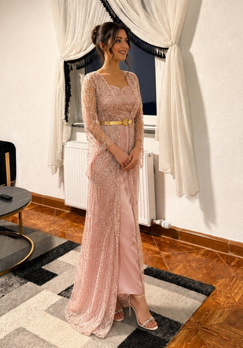 Hermès paris abendkleid rosa - hermès,