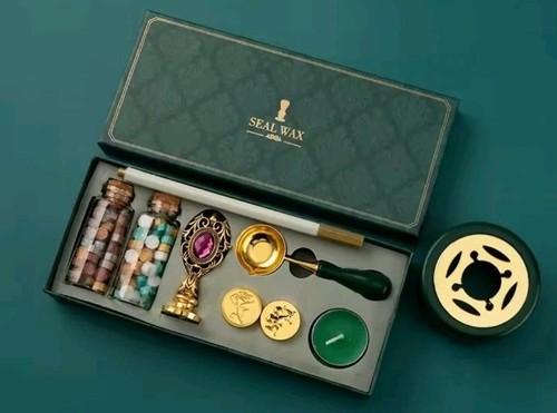 Siegelwachs set mit siegel - set,