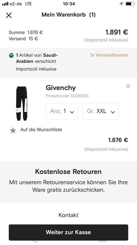 Givenchy sweatpants xxl 100 - givenchy,
