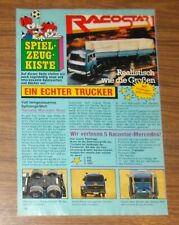 Seltene Werbung | Review RACOSTAR Mercedes Benz 2232 S LKW RC Truck 1982
