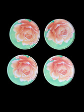 Set Korkuntersetzer Rosen vier Stück Tischuntersetzer in passender Metalldose