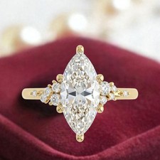 14K Gelbgold Diamant