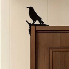 Rabe Krähe Ecke Holz