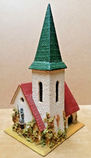 ? FALLER H0 240.1  Version1 mit Holzdächern+Holzfigur oh.Läutewerk, Bj. 1952-58