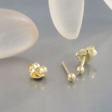 Ohrringe Ohrstecker Kugel ca. 2 mm Ø in 585/14k Gelbgold - poliert NEU 124