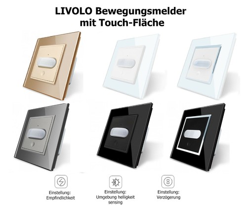 Livolo pir touch - pir,